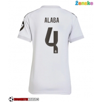 Ženske Nogometnih dresov Real Madrid David Alaba #4 Domači 2025-26 Kratki rokavi